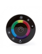 Controlador Rf Tira RGB Mando a Distancia Circular 12/24V 216/432W