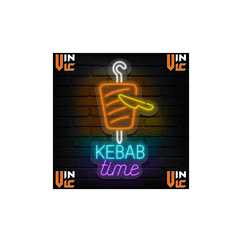 Neón Flex Kebab, Rótulo Metacrilato