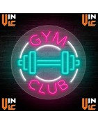 Neón Flex Gym Club, Rótulo Metacrilato