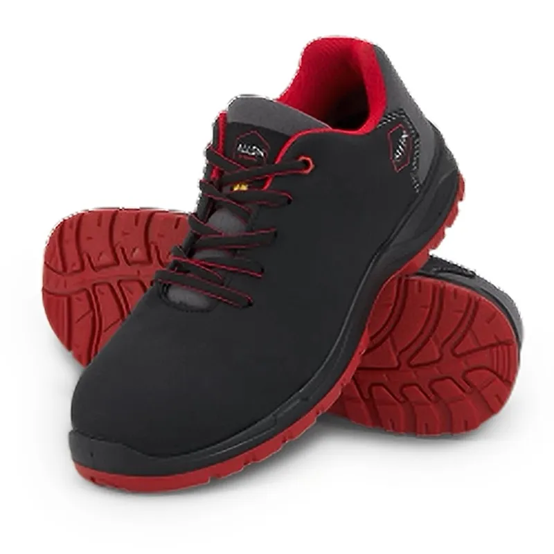 Zapato Laboral Nobuk y Tejido de microfibra Impermeable 8030