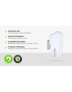 Rótulo Dentista Banderola Muela Luminosa Led