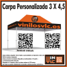 Carpa Personalizada con tela Impermeable 3x4,5