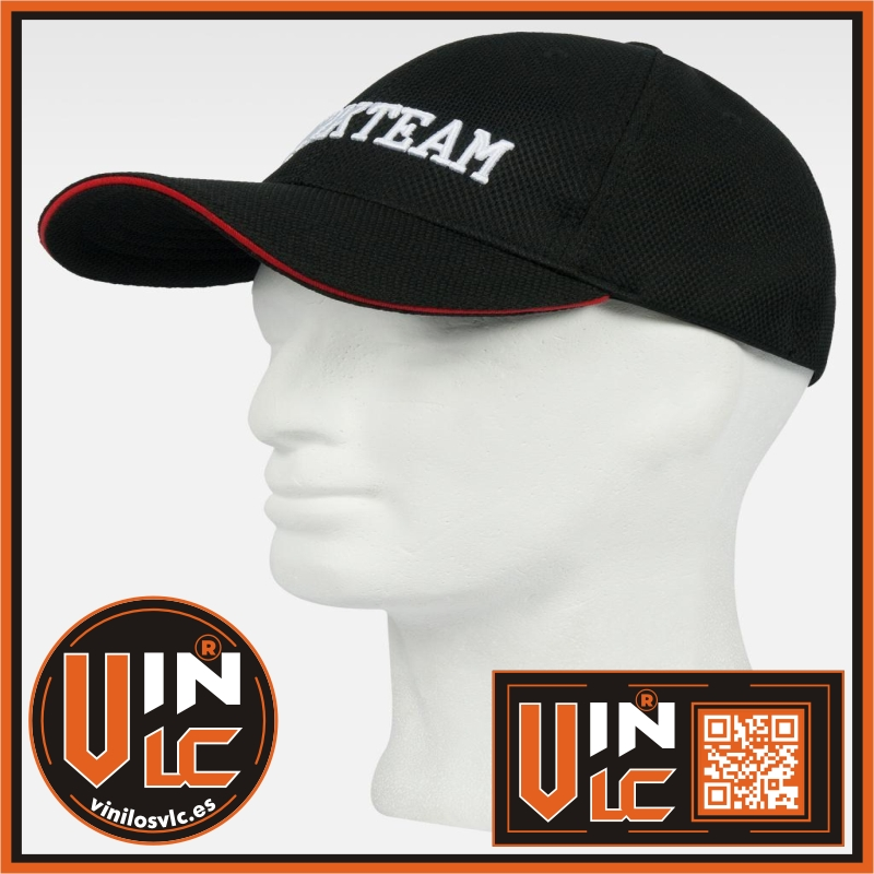 Gorra con logo tridimensional bordado WFA906