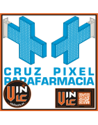 Cruz de PARAfarmacia Pixels Led