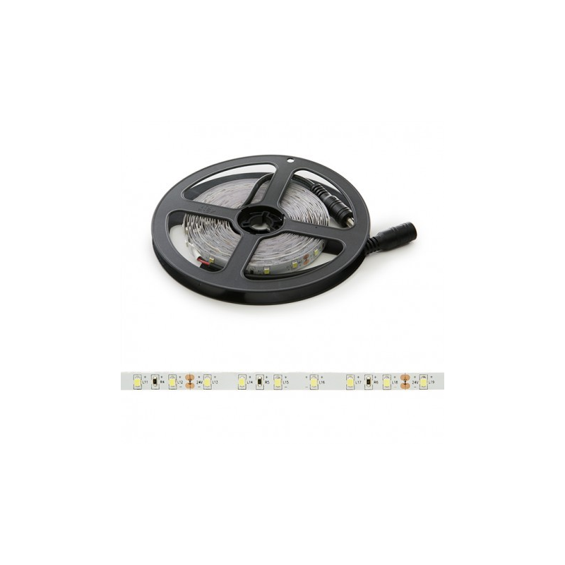 Tira LED 24V 300 LEDS 40W 8mm Ancho IP25 x 5 Metros