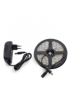 Kit Tira 300 LED 24W Blanco Frío Blister Transformador IP65