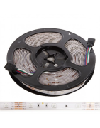 Tira 150 LED 36W RGB Blister Transformador, Controlador, Mando a Distancia IP65