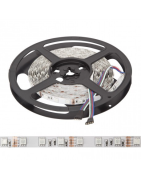 Tira 300 LED 72W RGB IP33 Transformador/Controlador